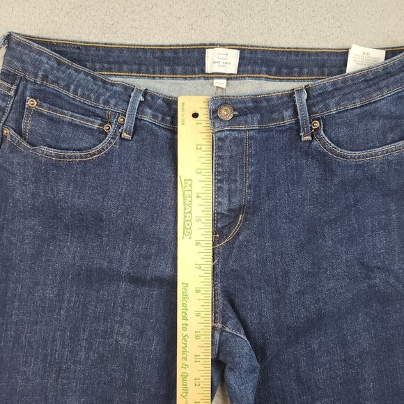 Levi's Jeans Womens 18W Plus Demi Curve Denim Dark Wash Mid Rise Cotton Blend - Picture 6 of 11